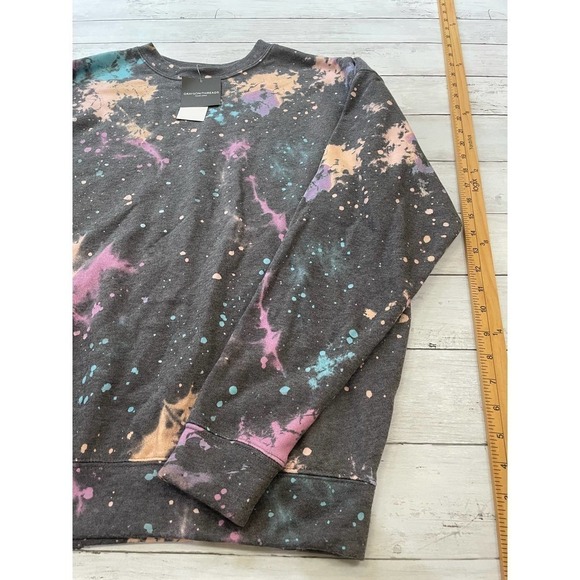 Grayson Threads Black Label Women's Pullover Tie Dye Sweater Multicolor Size XS - Picture 6 of 8